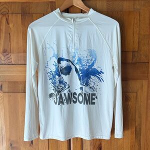 Jawsome Shark Graphic Long Sleeve Shirt